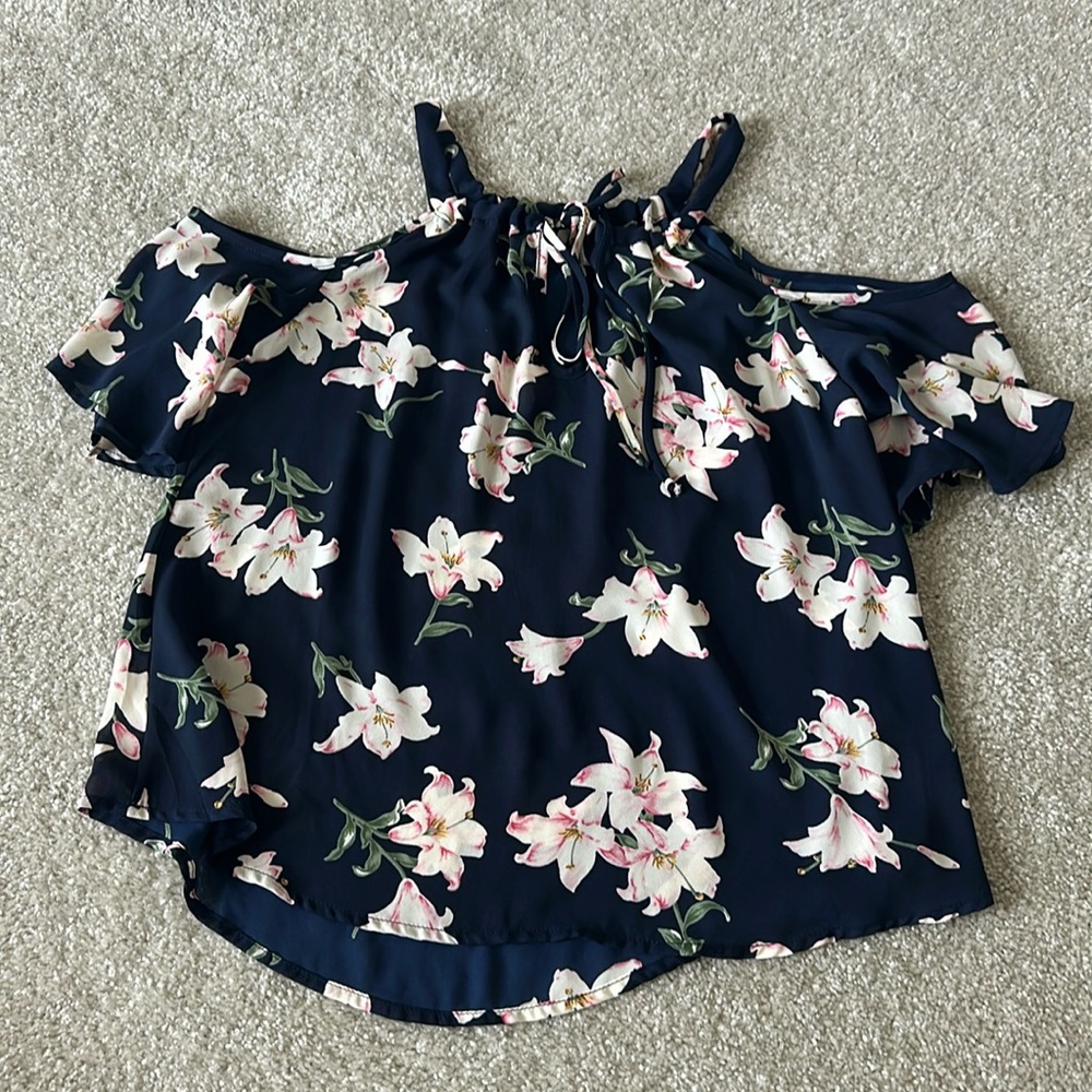 Sienna sky blouse